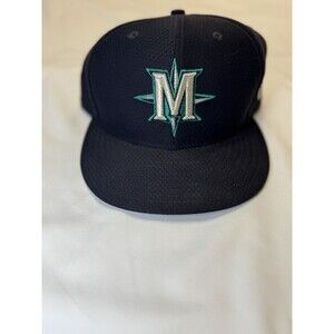 Seattle Mariners New Era 59Fifty Spring Training Hat Blue Size 7 1/2 Fitted